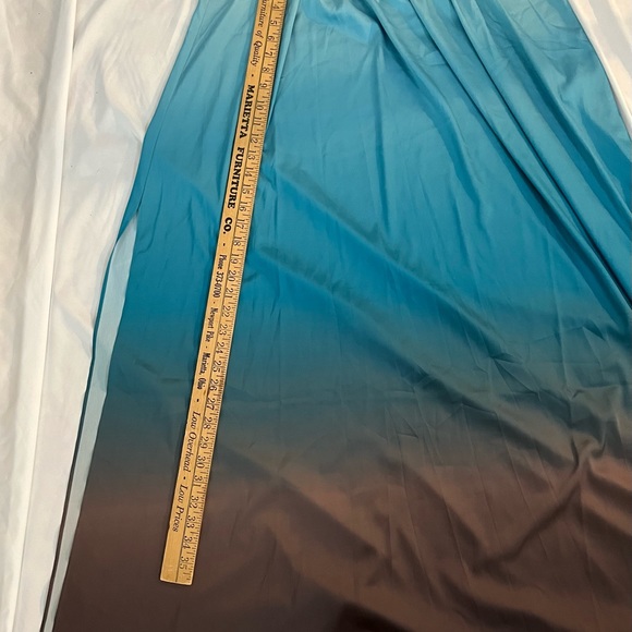 White House Black Market OMBRE MAXI DRESS Size XL - Picture 15 of 17